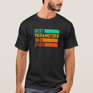 Mensen Beste Paragliding Papa Ooit Parachute Parag T-shirt
