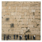 Mensen bidden aan de wand tegeltje (Voorkant)