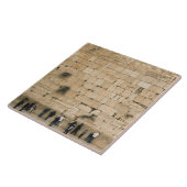 Mensen bidden aan de wand tegeltje (Zijkant)