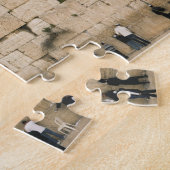 Mensen bidden bij de klaagmuur legpuzzel (Zijkant)