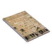 Mensen bidden bij de klaagmuur notitieboek (Rechterzijde)