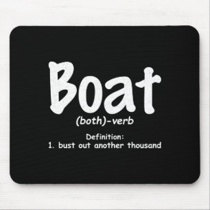 Mensen boot definitie barst een ander duizend uit muismat