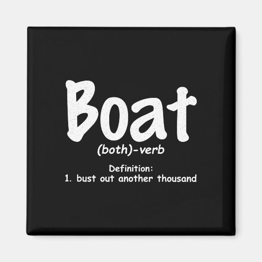 Mensen boot definitie barst nog eens duizend uit magneet (Voorkant)