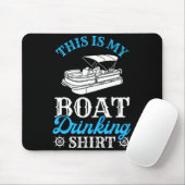 Mensen boot eigenaar dit is boot drinken muismat (Met muis)