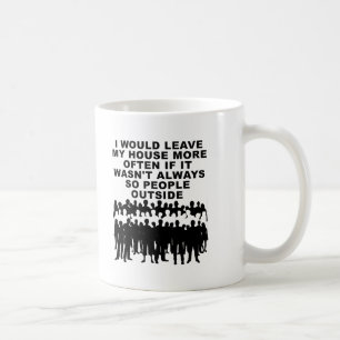 Mensen buiten Funny Mug Koffiemok
