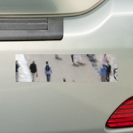 Mensen Bumpersticker (Op auto)