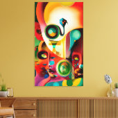 Mensen Canvas Afdruk (Insitu (Woonkamer))