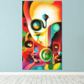 Mensen Canvas Afdruk (Insitu (Houten vloer))