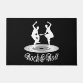 Mensen dansen rock en roll deurmat (Voorkant)