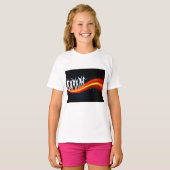 Mensen Dansen Silhouetten Meisjes T-shirt (Voorkant volledig)