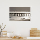 Mensen die Avila Beach eten Poster (Keuken)