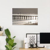 Mensen die Avila Beach eten Poster (Thuiskantoor)