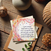 Mensen die de wereld beter maken Dank je Kaart