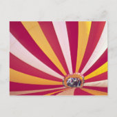 Mensen die een hete luchtballon vullen, Fort Colli Briefkaart (Voorkant)