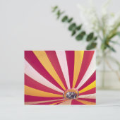 Mensen die een hete luchtballon vullen, Fort Colli Briefkaart (Staand voorkant)