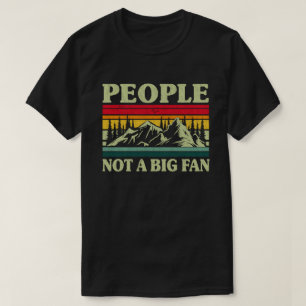 Mensen die geen grote fan zijn van een grappige in t-shirt