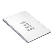 Mensen die ik in de Throat Blank Journal wil straf Notitieboek (Rechterzijde)