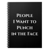 Mensen die ik in het NOTITIEBOEK van het gezicht w (Voorkant)