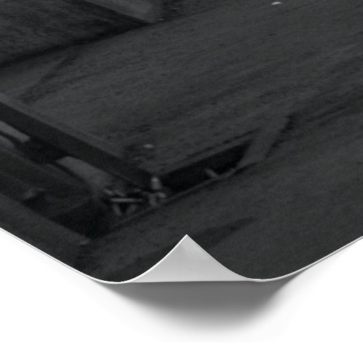 Mensen die in de stad lopen poster (Hoek)