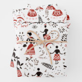 Mensen die in Hawaïaans inpakpapier wonen (In situ)