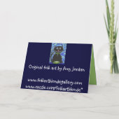 Mensen die katten… haten - wenskaart kaart (Achterkant)