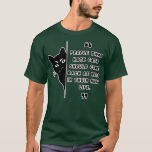Mensen die kattenkattenkat en ratten haat t-shirt