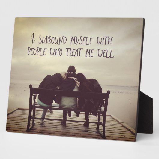 Mensen die me goed behandelen fotoplaat (Zijkant)