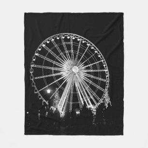 MENSEN DIE NEAR FERRIS WHEEL STAAN FLEECE DEKEN