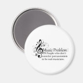 Mensen die niet als percussionisten beschouwen magneet (Voorkant / Achterkant)