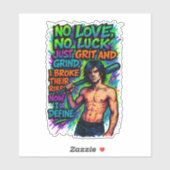 Mensen die obstakels in het leven overwinnen sticker (Vel)