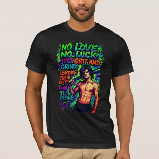 Mensen die obstakels in het leven overwinnen t-shirt (Voorkant)