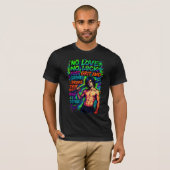 Mensen die obstakels in het leven overwinnen t-shirt (Voorkant volledig)