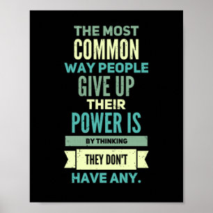 Mensen die positieve motivatie geven poster