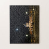 Mensen die 's nachts op Pont des Arts lopen - Pari Legpuzzel (Verticaal)