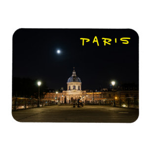 Mensen die 's nachts op Pont des Arts lopen - Pari Magneet