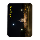 Mensen die 's nachts op Pont des Arts lopen - Pari Magneet (Verticaal)