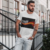 Mensen die Silhouettes Mannen T-Shirt dansen