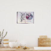 Mensen die slapen en kalligrafie poster (Keuken)
