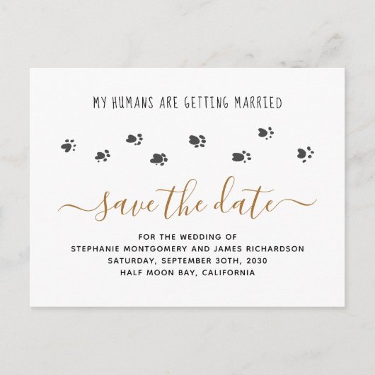 Mensen die trouwen met het huwelijk sparen op de d uitnodiging briefkaart (Voorkant)