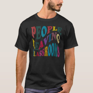 Mensen die uit klaslokalen vertrekken Plc 2 T-shirt