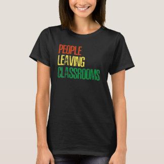 Mensen die uit klaslokalen vertrekken Plc 2 T-shirt