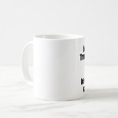 Mensen die van grote potten houden, kunnen niet li koffiemok (Voorkant links)