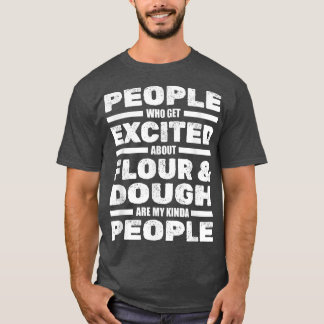 Mensen die veel plezier hebben van meel - en droog t-shirt