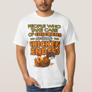 Mensen die zorgen maken.. kippen zijn kippedieten t-shirt