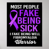 Mensen doen alsof ze ziek zijn Ik doe alsof ik goe Poster (Voorkant)