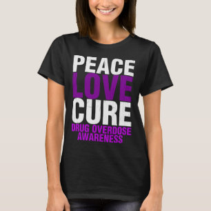 Mensen Drug Overdosis Bewustzijn Vrede Liefde Gene T-shirt