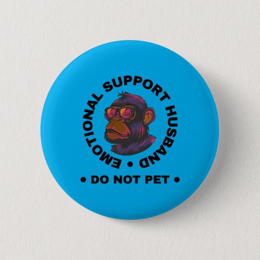 Mensen Emotionale Ondersteuning Echtgenoot Niet Aa Ronde Button 5,7 Cm (Voorkant)