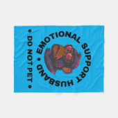 Mensen Emotionele Ondersteuning Echtgenoot Niet Aa Fleece Deken (Voorkant (Horizontaal))