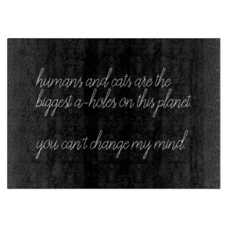 mensen en katten zijn de grootste doorsnee snijplank