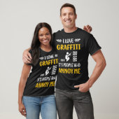 Mensen ergeren graffiti t-shirt (Unisex)